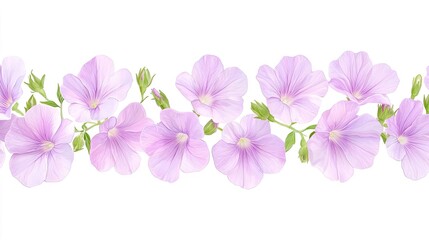 Obraz premium Geranium on solid white background, single object