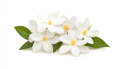 Obraz premium Jasmine on solid white background, single object