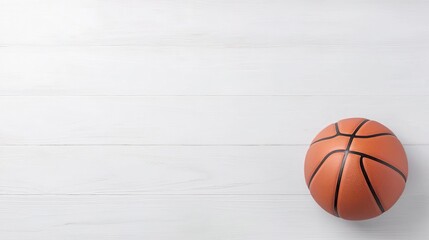 A basketball on solid white background, single object
