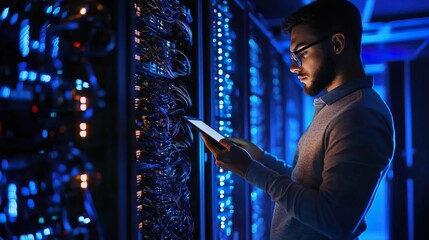 Hand touching a telecommunication network, symbolizing 5G LTE data connection in global business and fintech innovations.