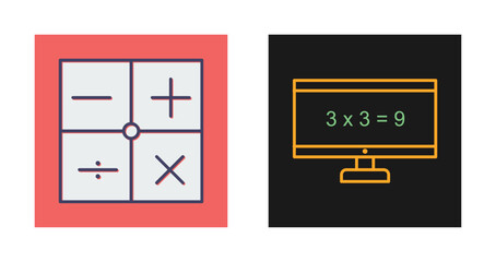 Math Symbols Vector Icon