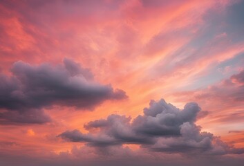 Obraz premium red sunset sky