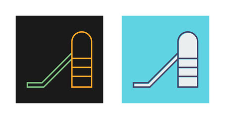 Riding Sled Vector Icon