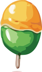 beautiful candy isolated on white background