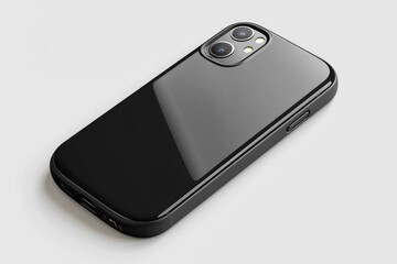 Smartphone case mockup isolated created with Generative AI