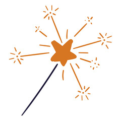 Firework Party or Celebration Element  Illustration