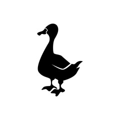 Duck logo vector illustration design template. Duck icon with attractive design.
