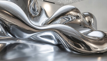 silver metal background