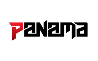 Panama typography design vector, for t-shirt, poster and other uses