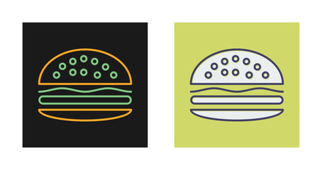 Burger Vector Icon