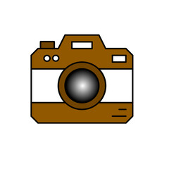 camera icon vector simple design illustration 
