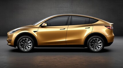 Futuristic Racing Car with LED Lights and Light Trails