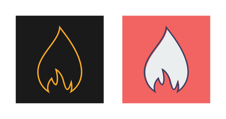 Flame Vector Icon