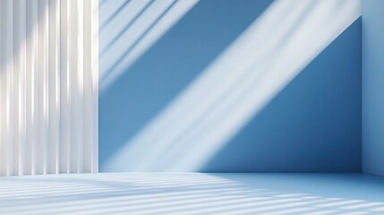 Fototapeta premium Bright Interior with Shadows and Soft Lighting