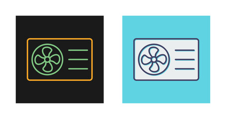 AC Outside Unit Vector Icon