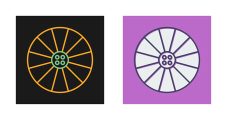 Wheel Vector Icon