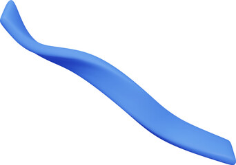 3d spiral confetti, colorful serpentine ribbon