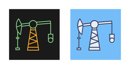 Pumpjack Vector Icon