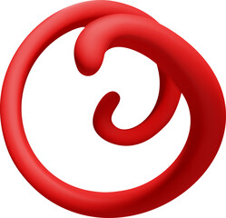 3d spiral confetti, colorful serpentine ribbon