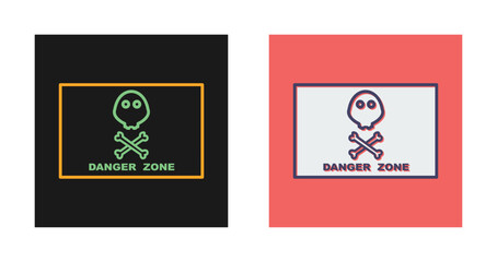 Danger Zone Vector Icon