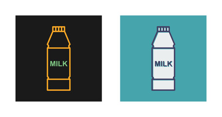 Milk Bottle Vector Icon