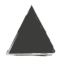 Triangle geometric brush shape icon