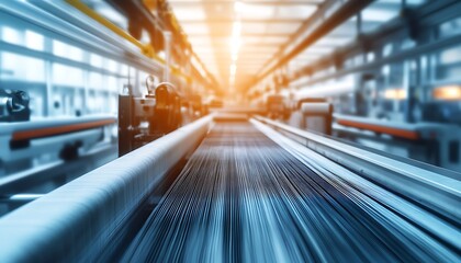 Close-Up of a Textile Manufacturing Loom