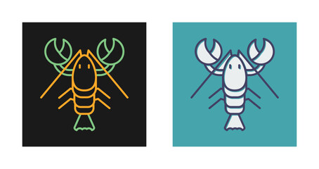 Lobster Vector Icon