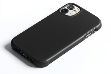 Smartphone case mockup isolated created with Generative AI
