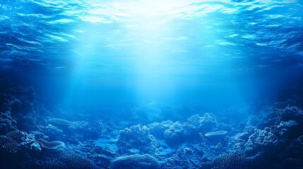 Underwater Coral Reef Scene