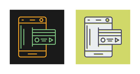 Mobile Money Vector Icon