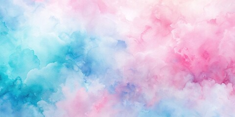 Fototapeta premium Abstract pastel pink and blue watercolor background with a mesmerizing pattern resembling a worm s eye view, colorful, artistic, soothing, worm's eye view, painting, ethereal, soft, pattern