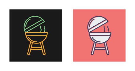 Fototapeta premium Grill Vector Icon