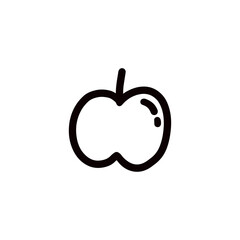 apple icon design vector illustration