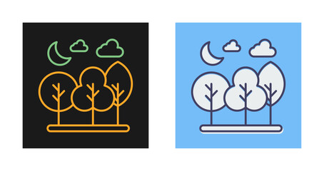 Forest Vector Icon