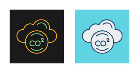 Obraz premium Co2 Vector Icon