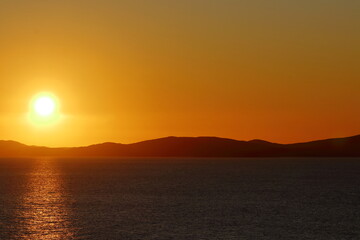 notch island sunset