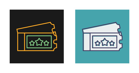 Ticket Vector Icon