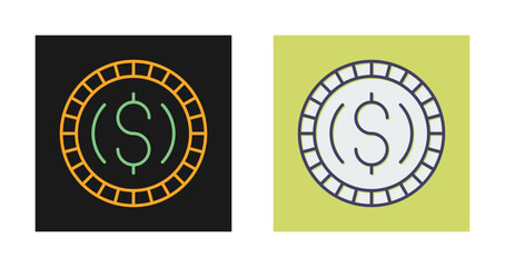 Coin Vector Icon
