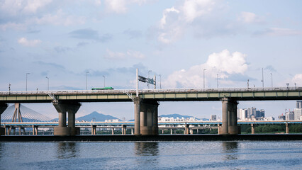 Fototapeta premium 한강 다리