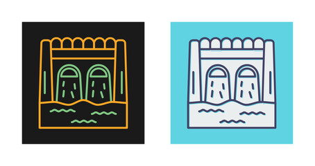 Dam Vector Icon