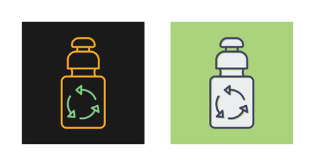 Eco Bottle Vector Icon