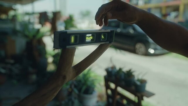 Use a grinder to flatten the tip of the branch to achieve grinding precision. Filmed in 4k 59.94 FPS