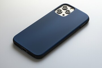 Smartphone case mockup isolated created with Generative AI
