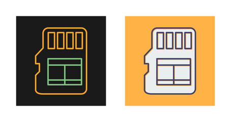 Memory Card Vector Icon