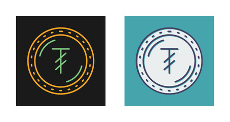 Tugrik Currency Vector Icon