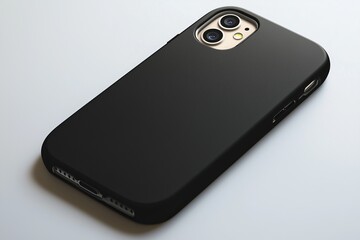 Smartphone case mockup isolated created with Generative AI