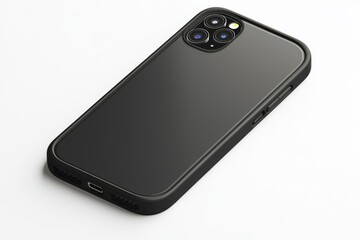 Smartphone case mockup isolated created with Generative AI