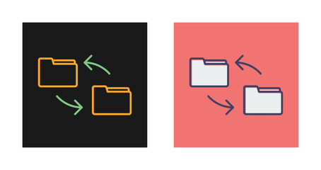 File Transfer Vector Icon