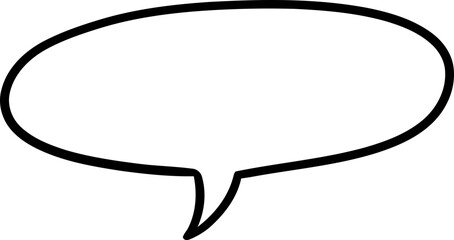 Doodle sketch style of speech bubbles hand drawn illustration